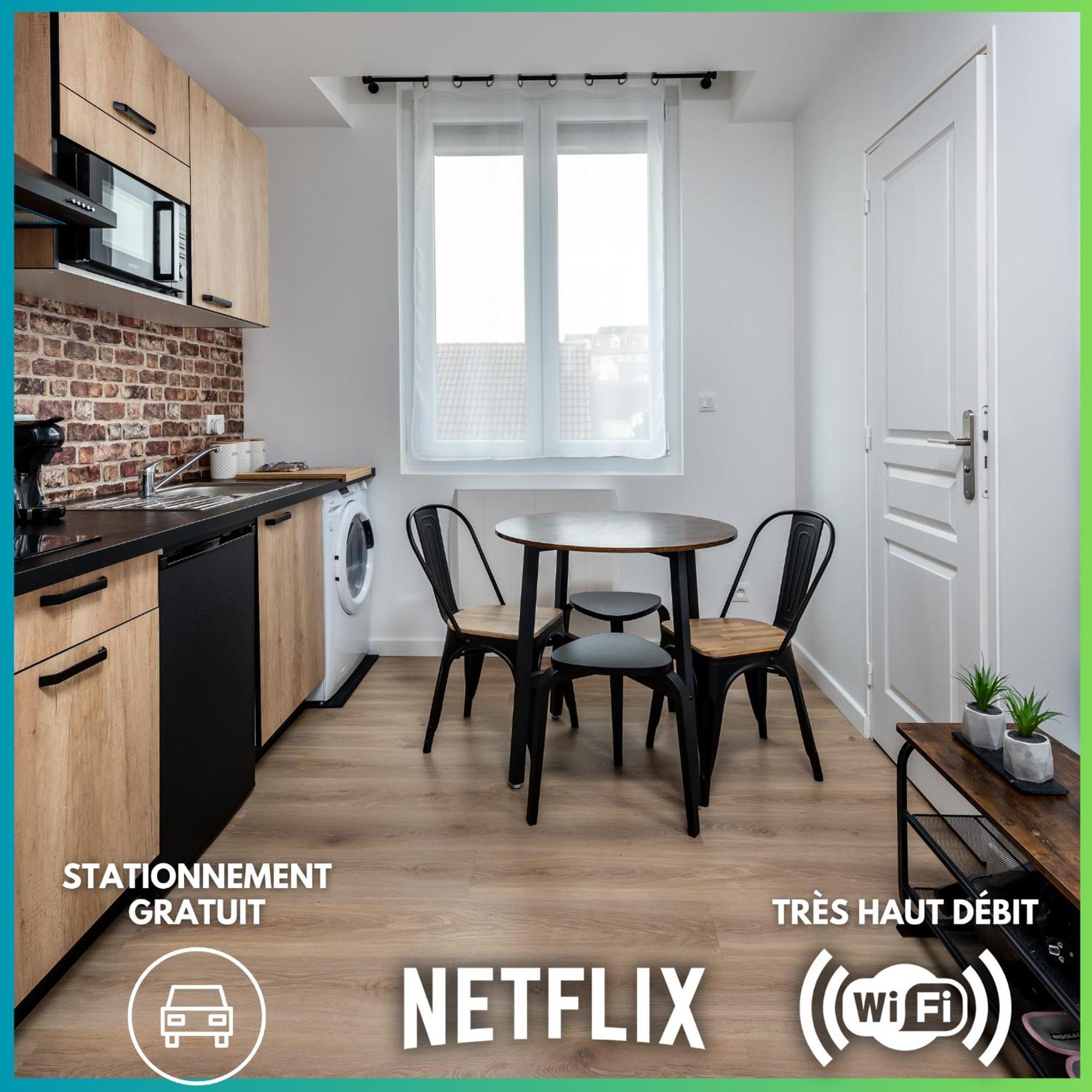 Location D'Appartements - Cosysejour - Calme Fibre Netflix 아미앵 외부 사진
